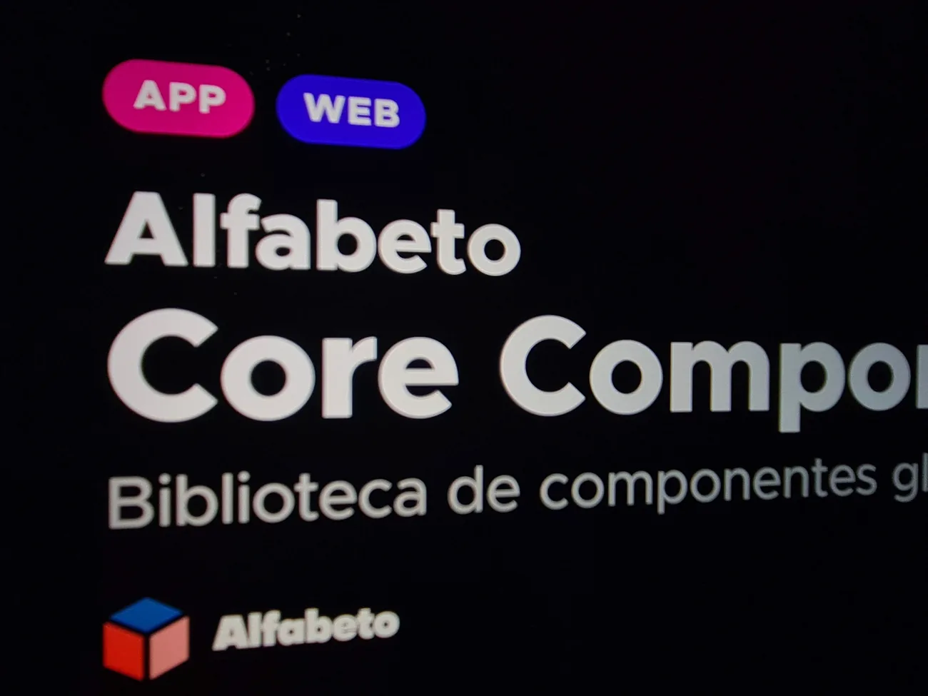 A capa da biblioteca Alfabeto