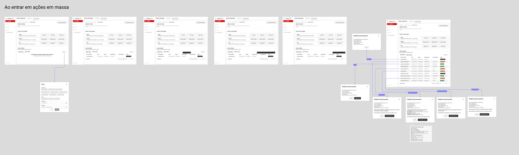 Handoff entregue para o desenvolvimento