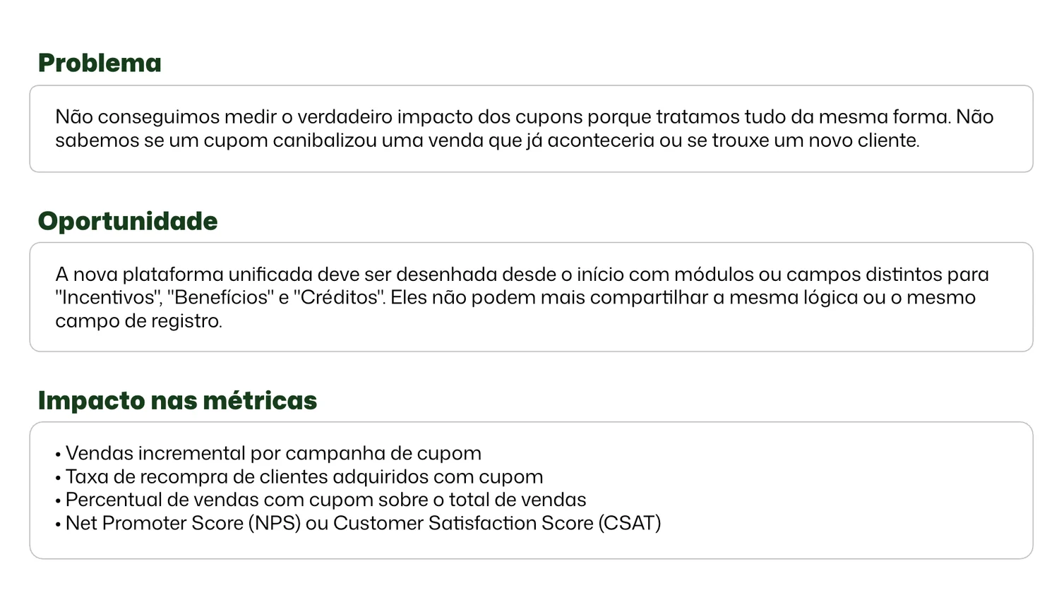 Diagnóstico de oportunidades