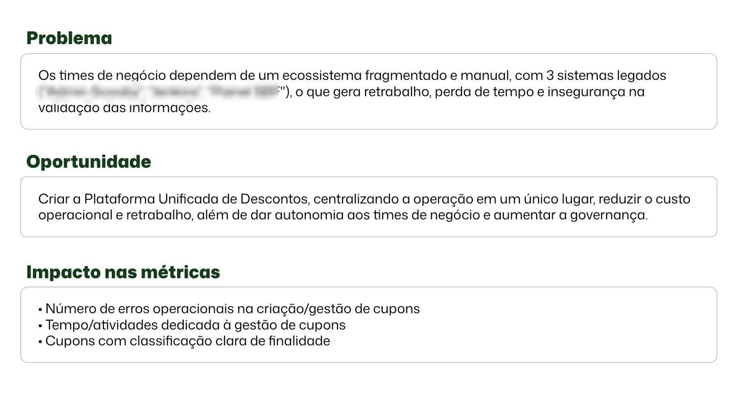 Diagnóstico de oportunidades